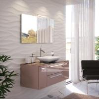 Тумба Marsan OSCAR 1050x470x480 белая/черная/капучино