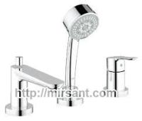 Смеситель для ванны на 3 отверстия Grohe Edge 2511700A хром.