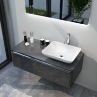 Столешница под умывальник настольный искусственный камень Marsan BRIGITTE 1100x500