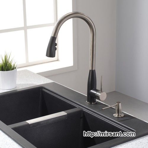Смеситель кухонный KPF-1702-KSD-42SS
