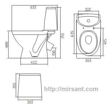 Унитаз компакт Kolo Runa Soft Close L89207000 напольный