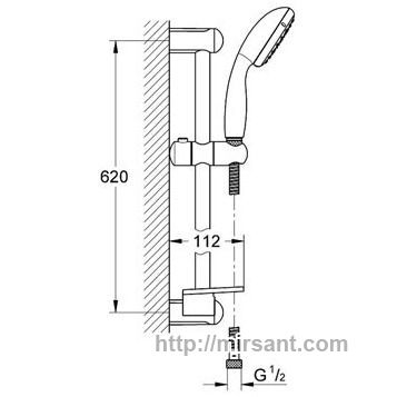 Душевой гарнитур Grohe 27926001