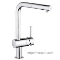 Смеситель для кухни с выдвижной лейкой Grohe Minta 32168000 хром.