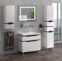 Тумба Sanwerk "ALESSA" 60 цв. венге с умывальником "Канте", 2F MV0000695