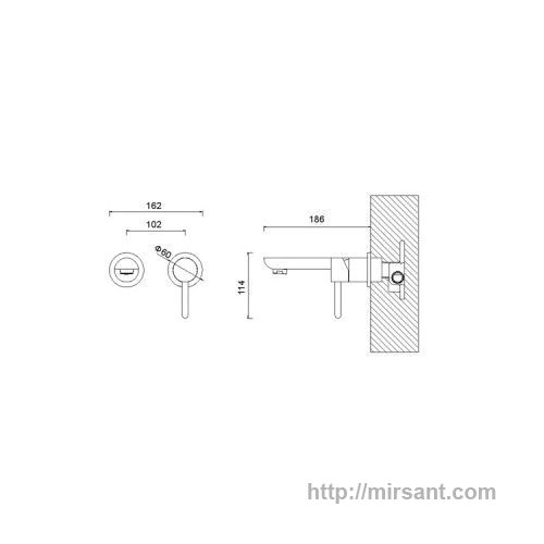Смеситель Icon KEF-15307CH