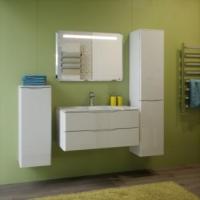 Тумба Marsan MARTIN 900x420x500 белая/бисмарк