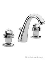Смеситель для умывальника Effepi Crystal Light 28038 с донным клапаном