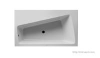 Акриловая ванна Duravit Paiova 170*100 с ножками и панелью R