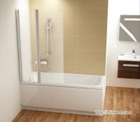 Душевая штора на ванну Ravak CVS2 100 Bright Alu L