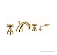 Смеситель на ванну Emmevi Deco Classic OR12120  зол.