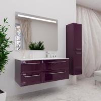 Столешница с умывальником КВАДРО искусственный камень Marsan AURORE 900x500