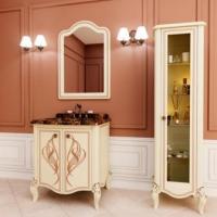 Зеркало Marsan MELISSA 70x100 белое/слоновая кость