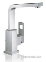 Смеситель для раковины с гидрозатвором grohe Eurocube 23135000 хром.