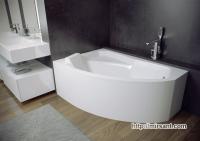 ВАННА АКРИЛОВАЯ RIMA 140Х85 BESCOL/R