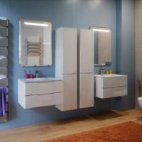 Тумба Marsan MARTIN 700x420x500 белая/бисмарк