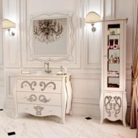 Тумба рисунок Marsan ARLETTE 1200x830x560 белая