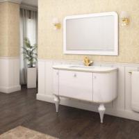 Столешница для тумбы с умывальником искусственный камень Marsan AMELIE 1200x520