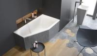 Ванна акриловая + ножки Radaway Noelia 165x90 левая WA1-49-165x090L