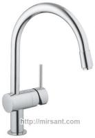 Смеситель для кухни с выдвижной лейкой Grohe Minta 32918000 хром.