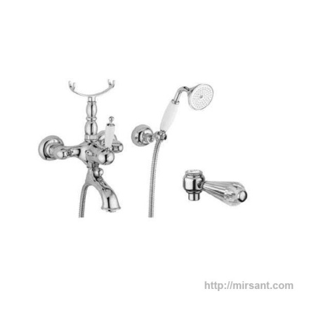Смеситель для ванны Bugnatese Oxford OXBR6302 kristall бронз.