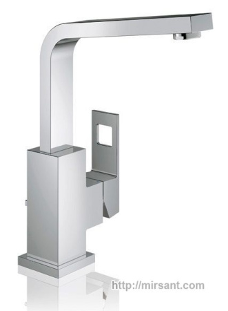Смеситель для раковины с гидрозатвором grohe Eurocube 23135000 хром.
