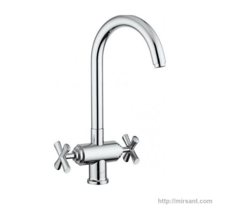 Смеситель кухонный Emmevi Spirit CR31007  хром.
