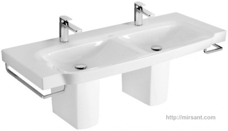 Раковина Villeroy & Boch Sentique 5126D001 130 см. двойная