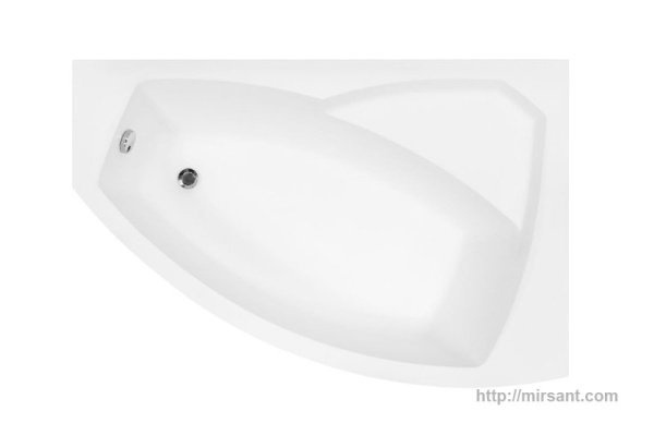 ВАННА АКРИЛОВАЯ RIMA 130Х85 BESCOL/R
