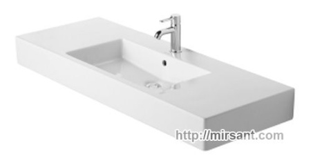 Раковина Duravit Vero 0329120030 125 см.