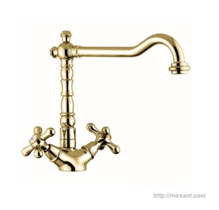 Кухонный смеситель Emmevi Deco Old OR12617 зол.