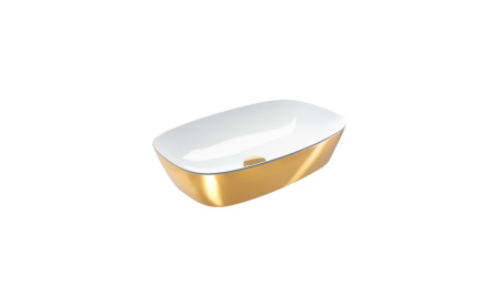 Умывальник Catalano Gold&Silver 100х50 белый/золото 160APGRLXBO