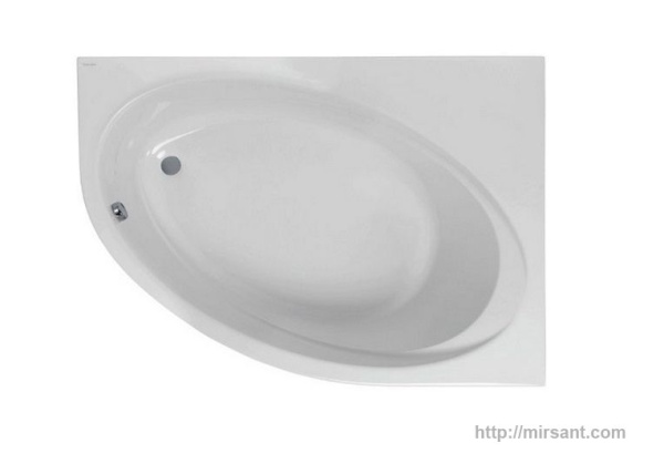 Ванна акриловая Pool Spa Orbita 160*100 R