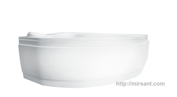 Ванна акриловая асимметричная Delfina 166х107 L/R
