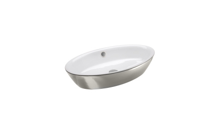 Раковина Catalano Gold&Silver 70х42 белый/серебро 170VLNBA