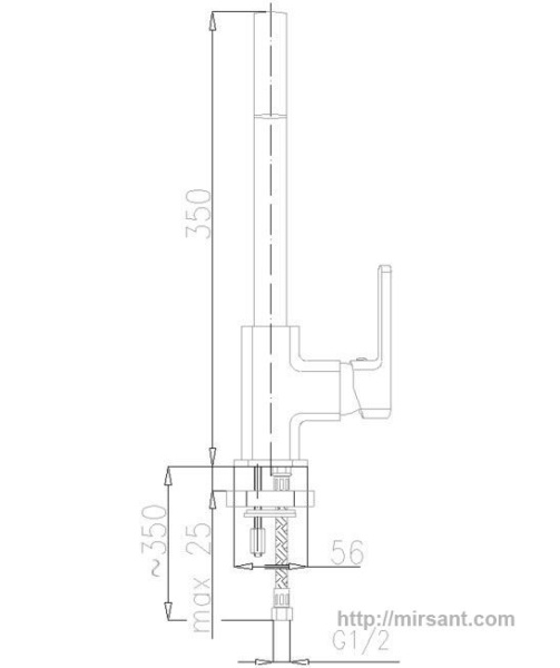 Смеситель для кухни Korund 4003-914-00