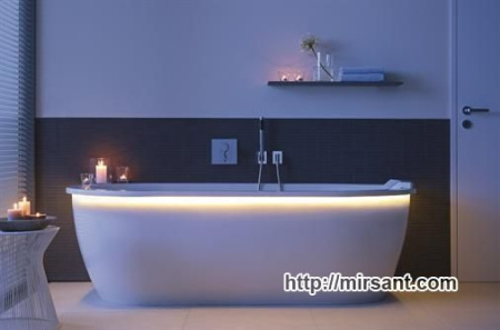 Ванна акриловая Duravit Darling New 190*90 с ножками || 