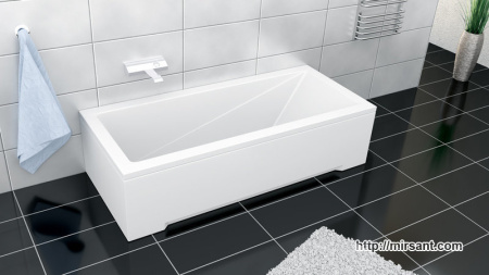 Ванна акриловая MODERN 140x70