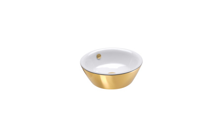 Раковина Catalano Gold&Silverd42 белый/золото 140VLNBO