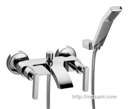 Смеситель для ванны Bugnatese Syntesi SYNCR7902 хром.