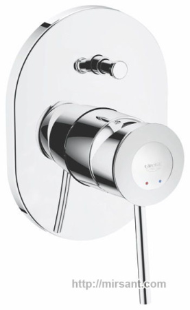 Смеситель для ванны/душа встроенный Grohe Bau Classic 29047000 хром.
