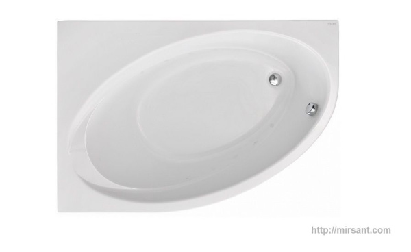 Ванна акриловая Pool Spa Orbita 160*100 L