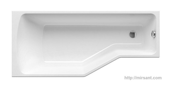 Ванна акриловая асимметричная Integra 170х75 L/R
