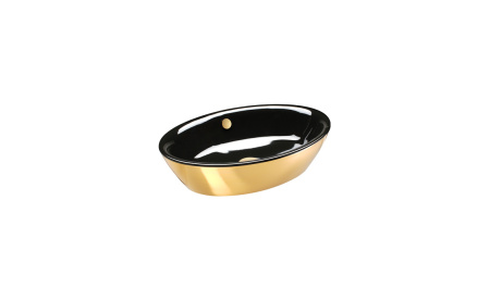 Раковина Catalano Gold&Silver 60х42 черный/золото 160VLNNO