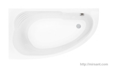 Ванна акриловая Pool Spa Klio Asym 140*80 L || 