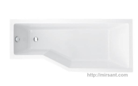 Ванна акриловая асимметричная Integra 150х75 L/R || 