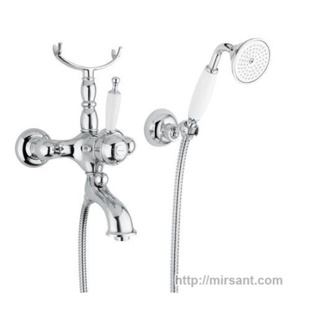 Смеситель для ванны с термостатом Bugnatese Oxford OXCR6303 хром.