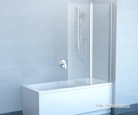 Шторка для ванны Ravak CVS2 100 satin R