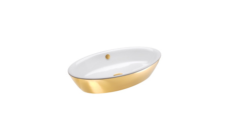 Раковина Catalano Gold&Silver 70х42 белый/золото 170VLNBO