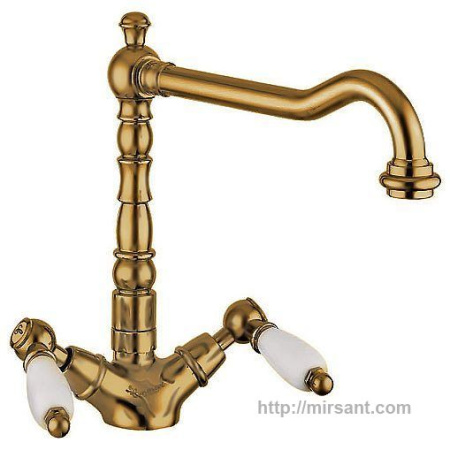 Кухонный смеситель Emmevi Deco Ceramica BR121617 бронз.